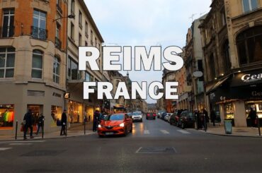 Reims, France - Driving Tour 4K