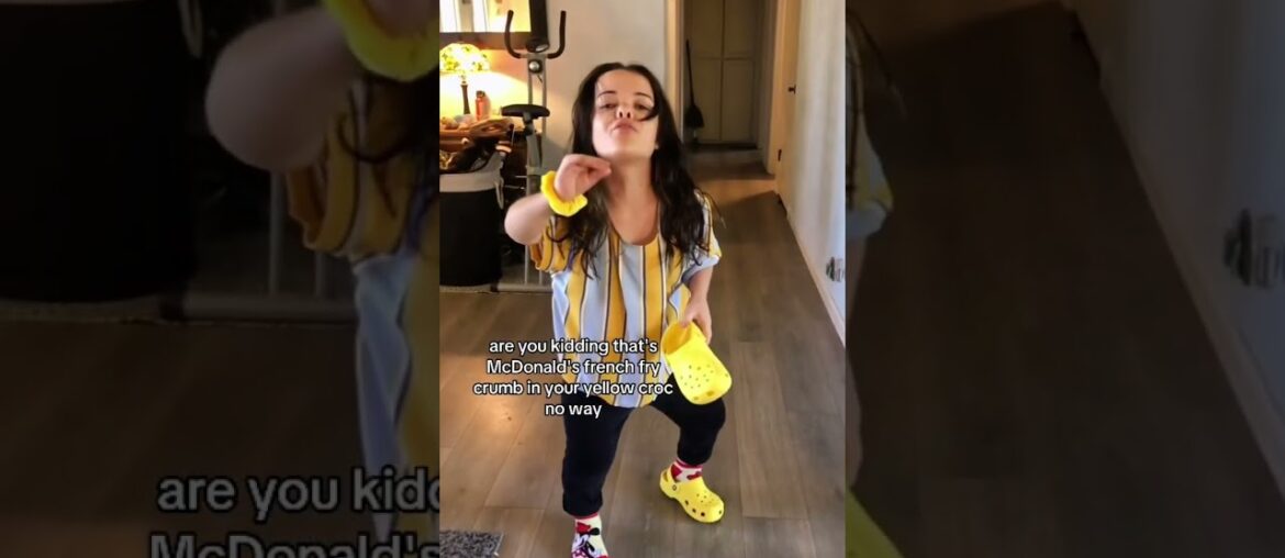 Saving her French fry’s for later I guess #mcdonalds #gumdropgoblin #food #comedy #funny