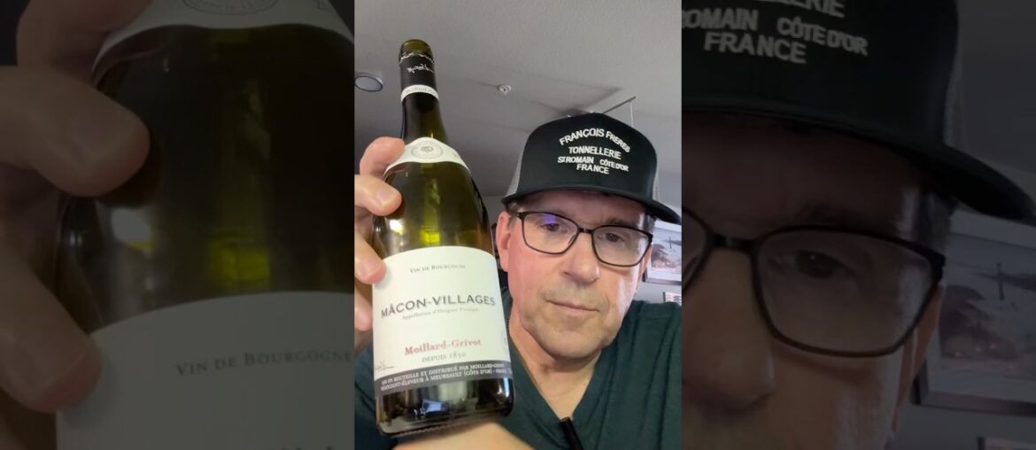 1 Minute Wine Review-2023 Macon Villages #winetasting #wineculture #frenchwine #winelife