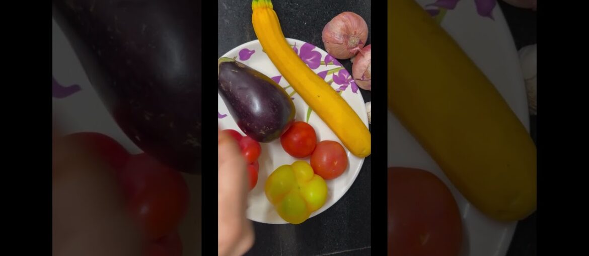 Ratatouille #French Recipe #my version #healthy food#high fiber#gourmet food