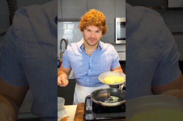 Julia Child Making an Omelette (Parody)