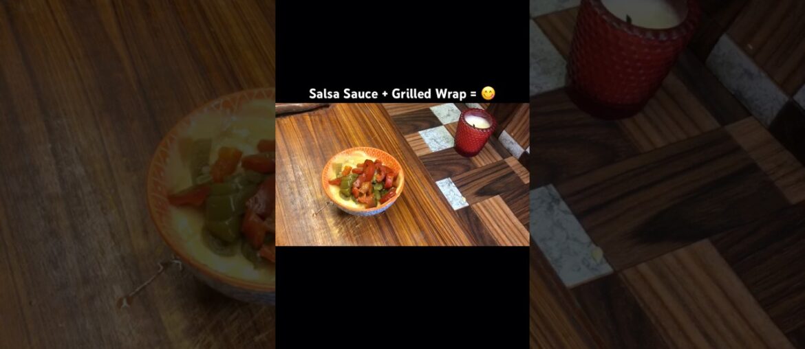 Grilled Chicken Wrap | Salsa Sauce with French Wrap | Tortilla Sandwich Recipe | Snacking Time |