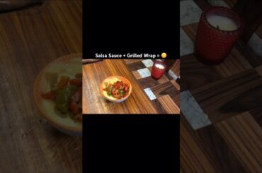 Grilled Chicken Wrap | Salsa Sauce with French Wrap | Tortilla Sandwich Recipe | Snacking Time |