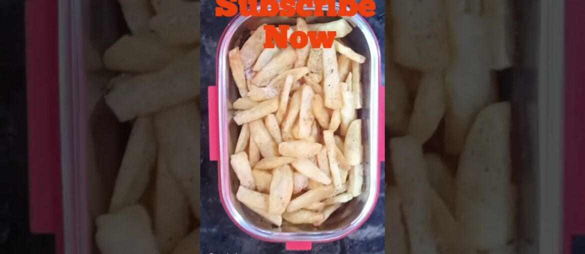 Perfectly Crispy potato Fries at home #youtubeshorts #shorts #ytshorts #howto #cook