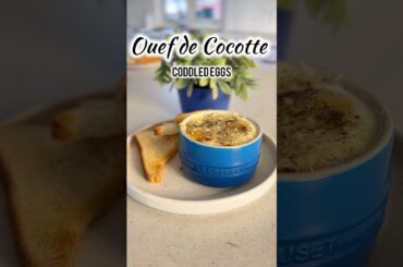 Ouef De Cocotte, French breakfast recipe by Masterchef Oindrila Bala | coddled eggs #brunchideas