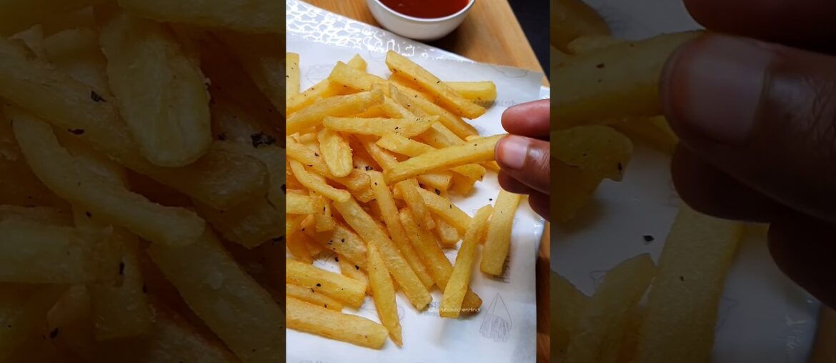 Crispy french fries at home | #shorts #recipe #dilrubakitchenhindi