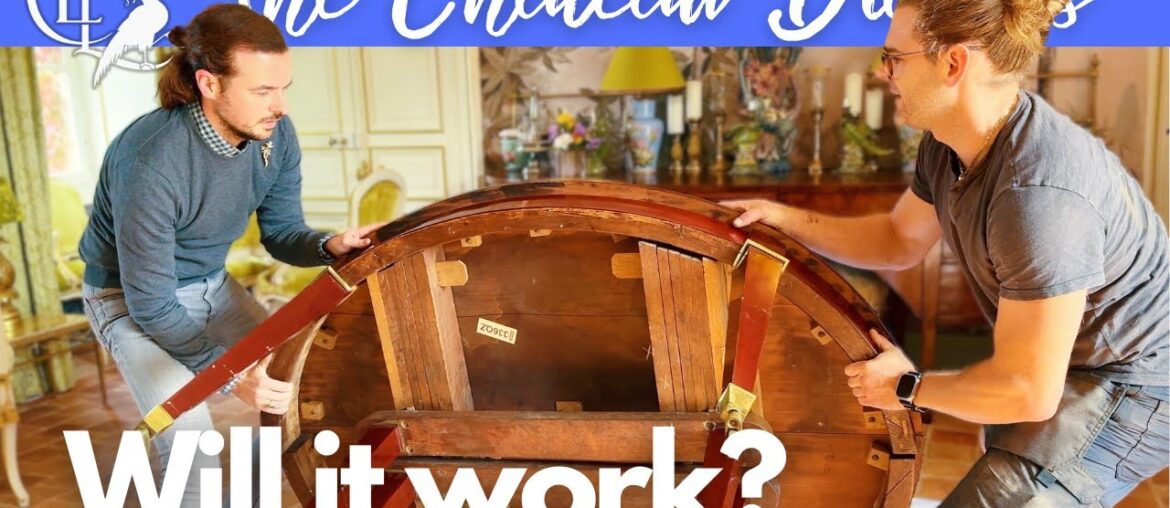 Our Auction Dining Table Is in Worse Condition than We Thought, but Amaury Comes to the Rescue!