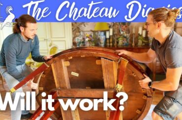 Our Auction Dining Table Is in Worse Condition than We Thought, but Amaury Comes to the Rescue!