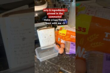 crispy french toast with cinnamon #french #toast #shorts