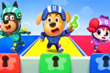 The Escape Room Challenge | Funny Cartoons for Kids | Police Cartoon | Sheriff Labrador