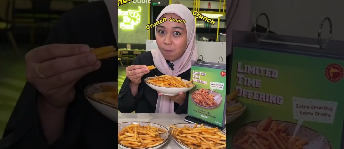 New crunchy and packed with umami Spicy Zing French fries is now available #shorts