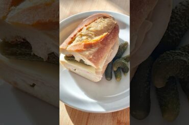 Jambon Beurre (French Ham and Butter Sandwich) #recipe #food #shorts