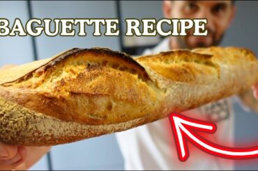 Authentic French baguette recipe ! How to make perfect baguette ?