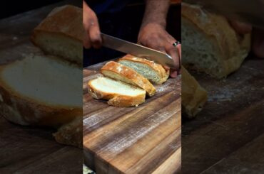 Homemade Vegan French Bread #youtubeshorts #breadrecipe #frenchbread #veganbread #baking #bakingtips