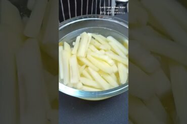 Bilkul Market jese banao French fries #food #love #koredrama