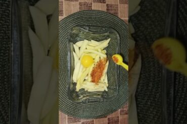 Crispy Egg French Fries Recipe #crispy #fries  #potato #food #french #youtubeshorts #recipe #shorts