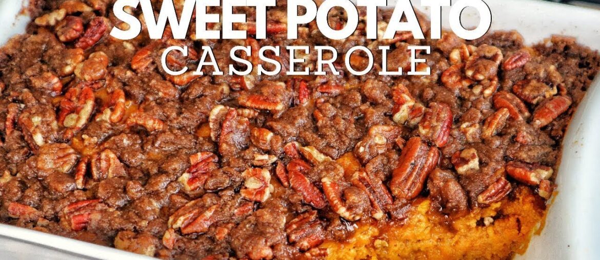 Sweet Potato Casserole Recipe ||sweet potato souffle@ cookingwithmammie Sweet Potato Casserole Recipe ||sweet potato souffle@ cookingwithmammie