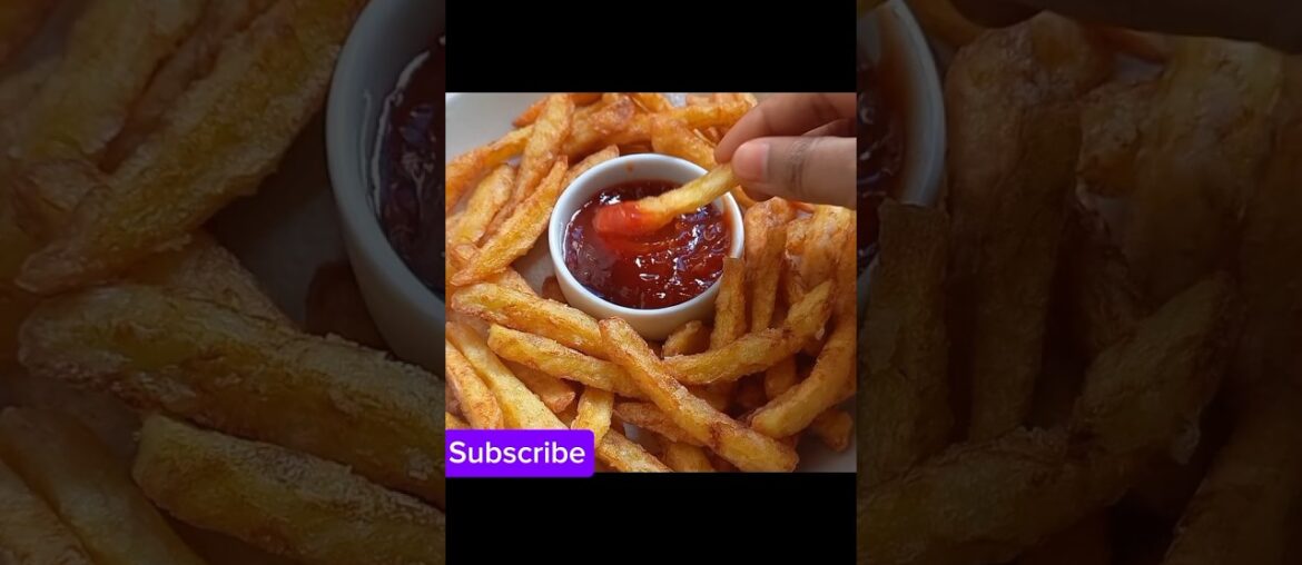 Perfect Easy Crispy French Fry Recipe. #shayansminivlogsncooking #shortsvideo