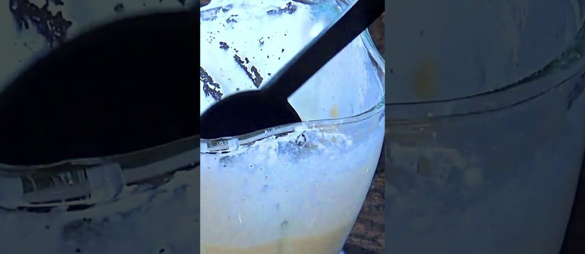 French Pancakes Batter in 1 Minute - Easy Crepe Recipe #shorts