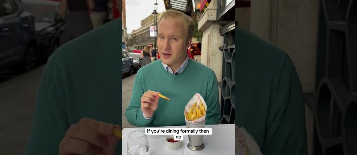 How to Eat French Fries Like a Noble #dining #etiquette #williamhanson
