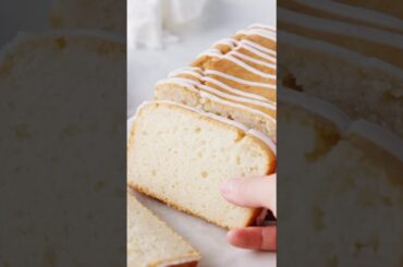 This French-style yogurt cake is tender, soft and moist. #recipes