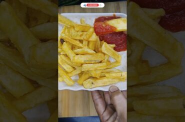 FRENCH FRIES with homemade TOMATO CHUTNEY #youtubeshorts #subscribe #trending #frenchfries #homemade