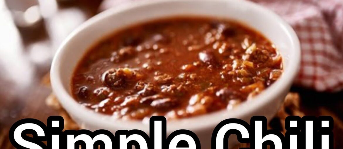World's GREATEST Chili Recipe - SO EASY