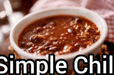 World's GREATEST Chili Recipe - SO EASY