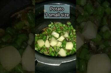 Potato Beans Vegetable | French Beans Recipe | Aloo Beans Recipe # short# healthy recpie