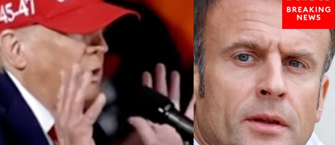 'That's Not Fair!': Wisconsin Voters Laugh As Trump Does Impression Of French President Macron