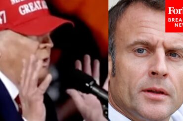 'That's Not Fair!': Wisconsin Voters Laugh As Trump Does Impression Of French President Macron