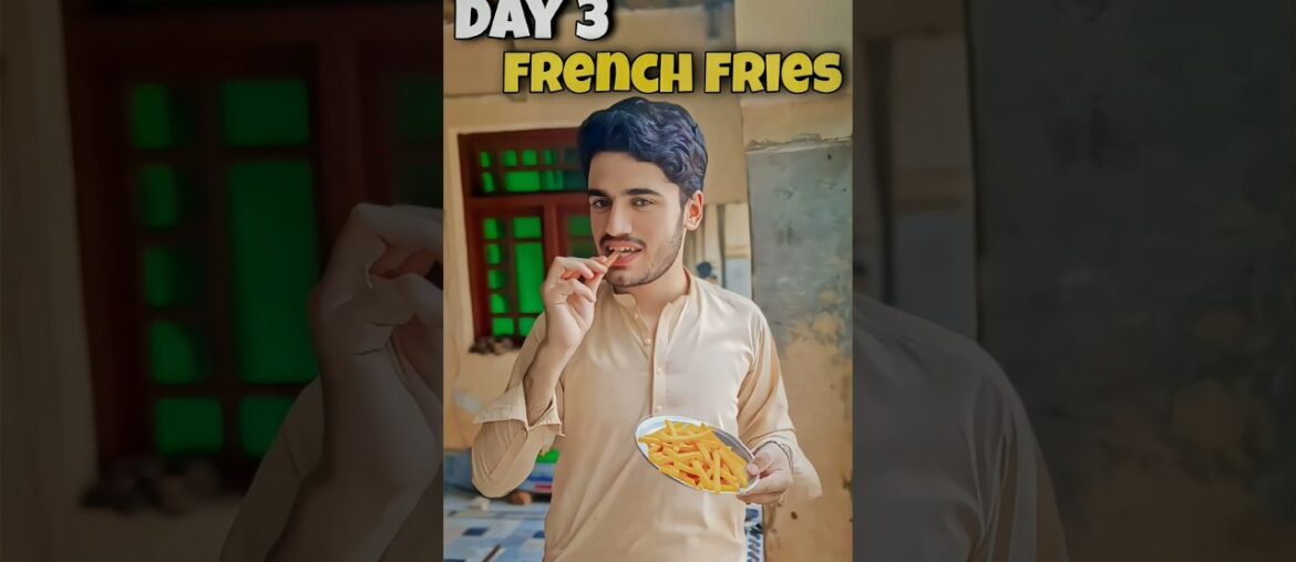 French fries banaye | NDNF Day 3 | #food #minivlog #shorts