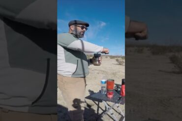 Making Perfect Coffee and Peanut Butter and jelly in the Desert French Press