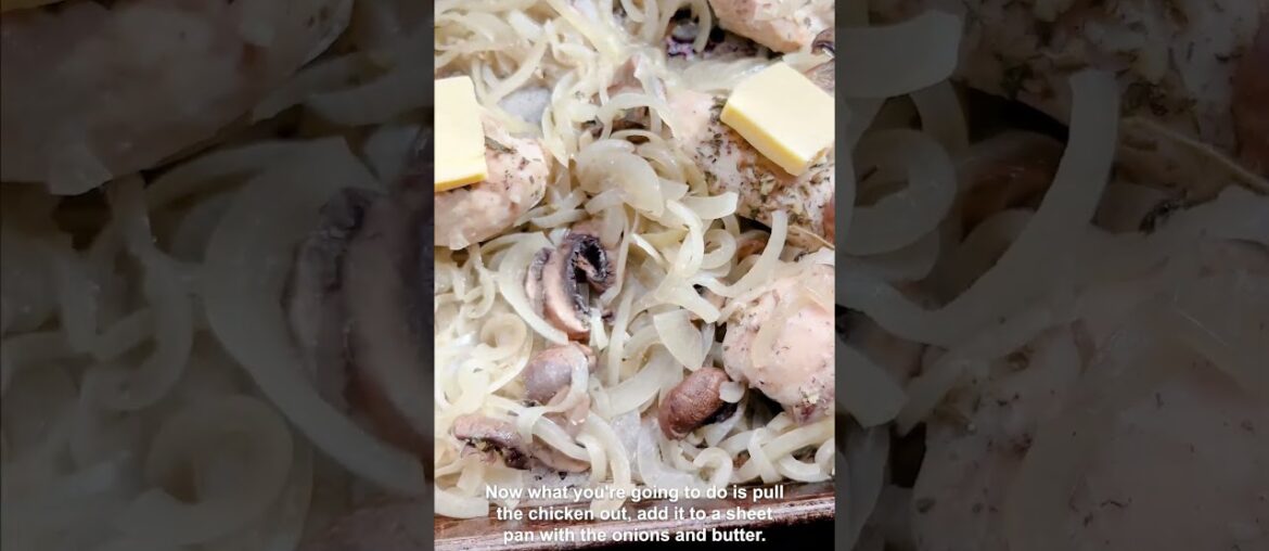 Crockpot Creamy French Onion Chicken and Orzo #shorts #halfbakedharvest #crockpotcooking Crockpot Creamy French Onion Chicken and Orzo #shorts #halfbakedharvest #crockpotcooking