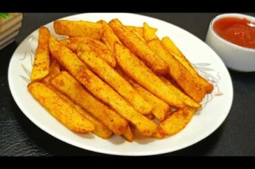 How To Make French Fries! Secret Potato French Fry Recipe! Its So Delicious! Crispy French Fry Rcp