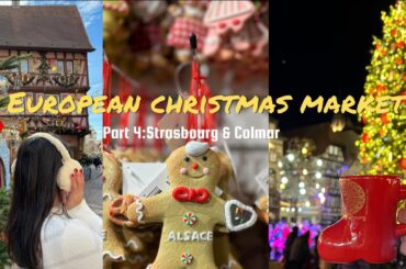 Travel Vlog | European Christmas Market Part 4: Alsace, France: Strasbourg and Colmar