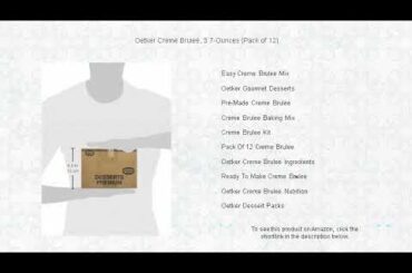 Oetker Creme Brulee, 3.7-Ounces (Pack of 12)