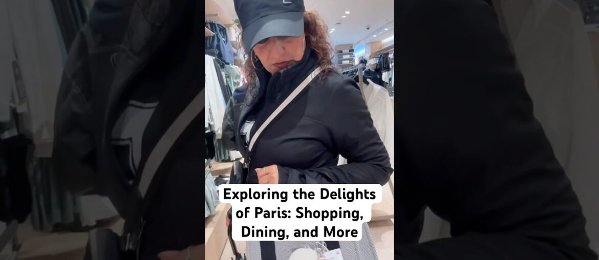 Exploring the Delights of Paris: Shopping, Dining, and More. #Paris #ShoppingMalls #Lobster #Cafe