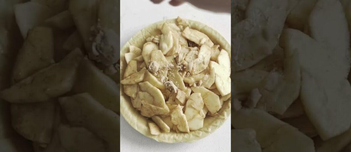 Recipe for French Apple Popcorn-Topped Pie #howto #applepie