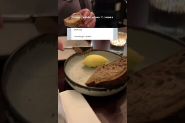 visiting Michelin star restaurant The Ninth in London #londonrestaurants #londonfood