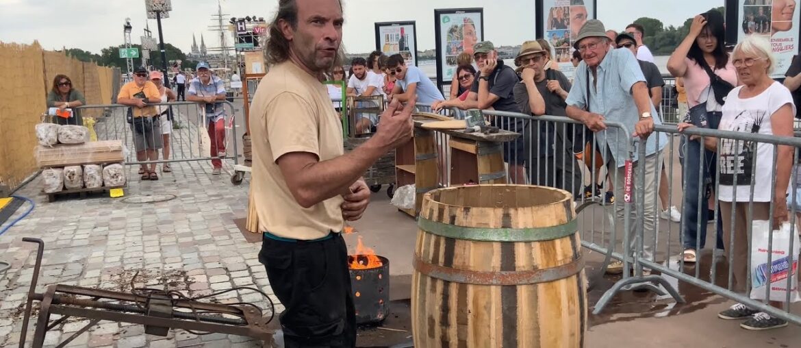 Master Crafter Wood&Fire Nadalie Bordeaux wine barrel France #francewithme1 #nadalie