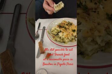 Where to eat traditional French food for 15 euros  in Paris #frenchfood#frenchrestaurant#paris