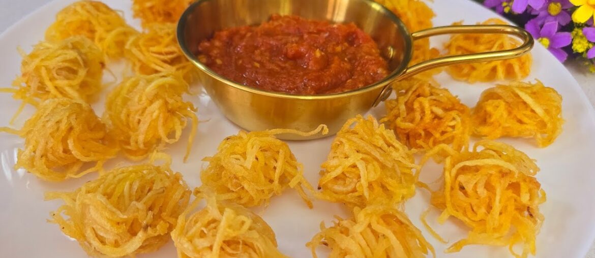 Crispy French Fries Balls & Simple Tomato Sauce Recipe Crispy French Fries Balls & Simple Tomato Sauce Recipe