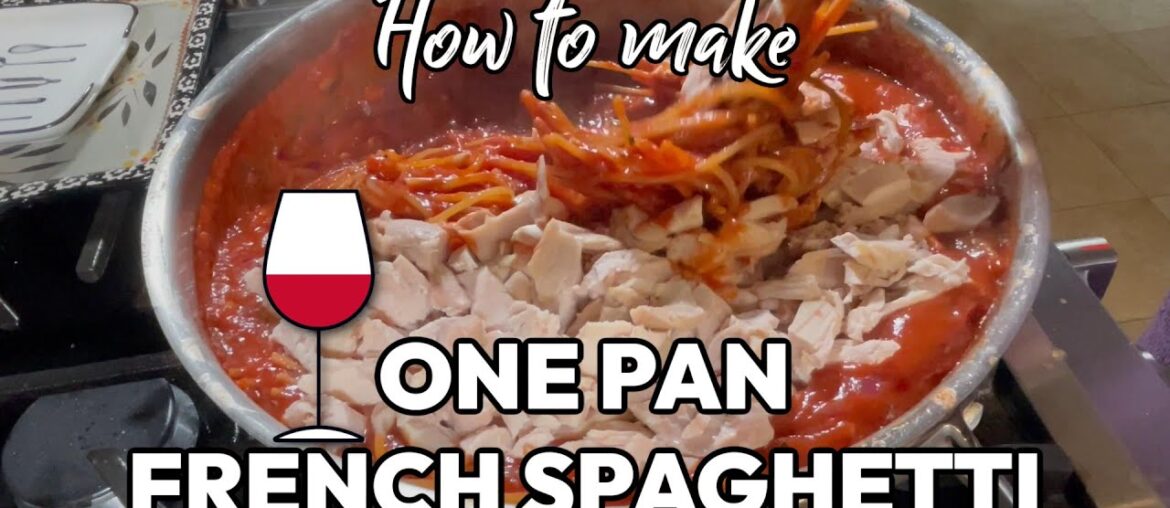 Join me in the kitchen to make FRENCH SPAGHETTI WITH RED WINE #onepotrecipe #quickdinner Join me in the kitchen to make FRENCH SPAGHETTI WITH RED WINE #onepotrecipe #quickdinner