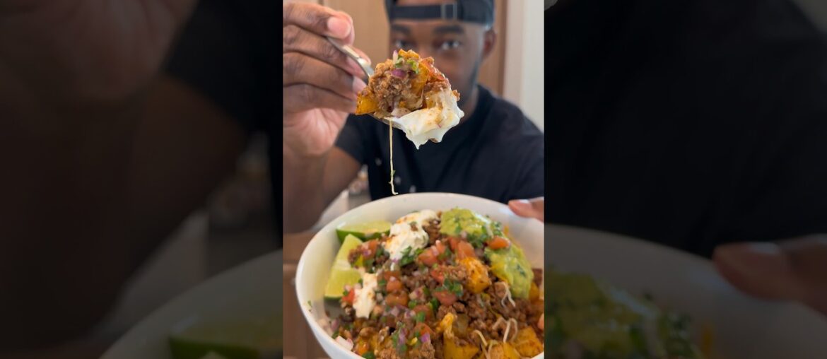 Soft Potato Taco Bowl | Quick and Easy Recipe #onestopchop Soft Potato Taco Bowl | Quick and Easy Recipe #onestopchop