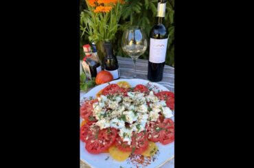 PAIRING WINE with Tomato and Mozzarella di Bufala