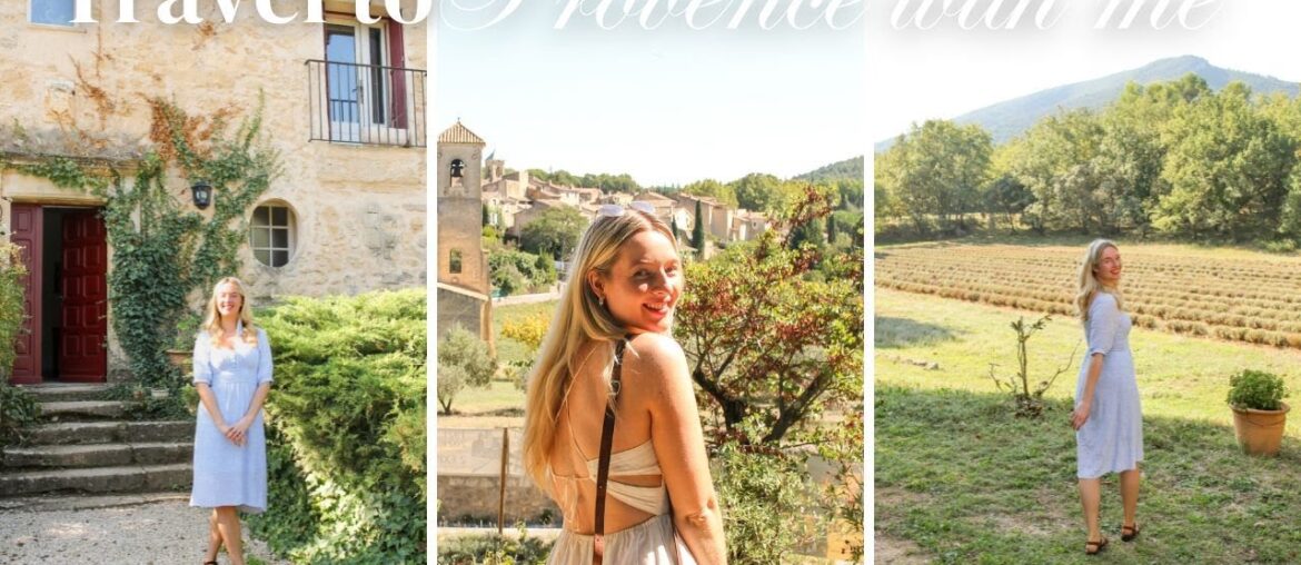 Provence, France Travel Vlog - Lourmarin, an Abby, Stunning lakes, Vineyards, French Food.