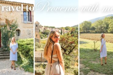 Provence, France Travel Vlog - Lourmarin, an Abby, Stunning lakes, Vineyards, French Food.
