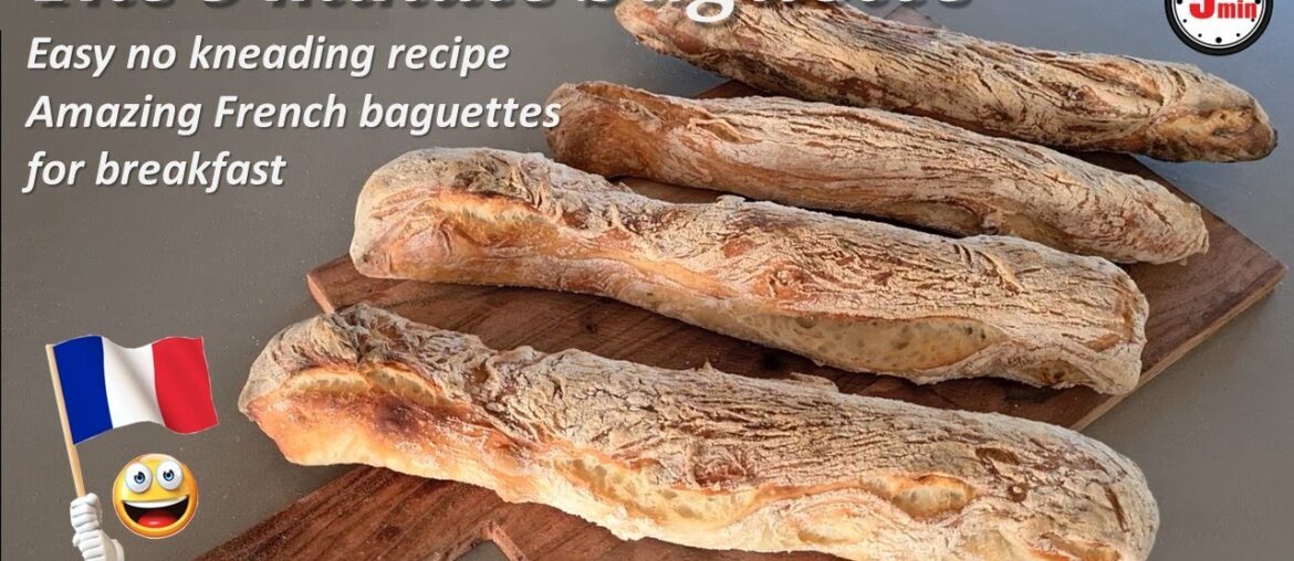 The 5 minute baguette The 5 minute baguette