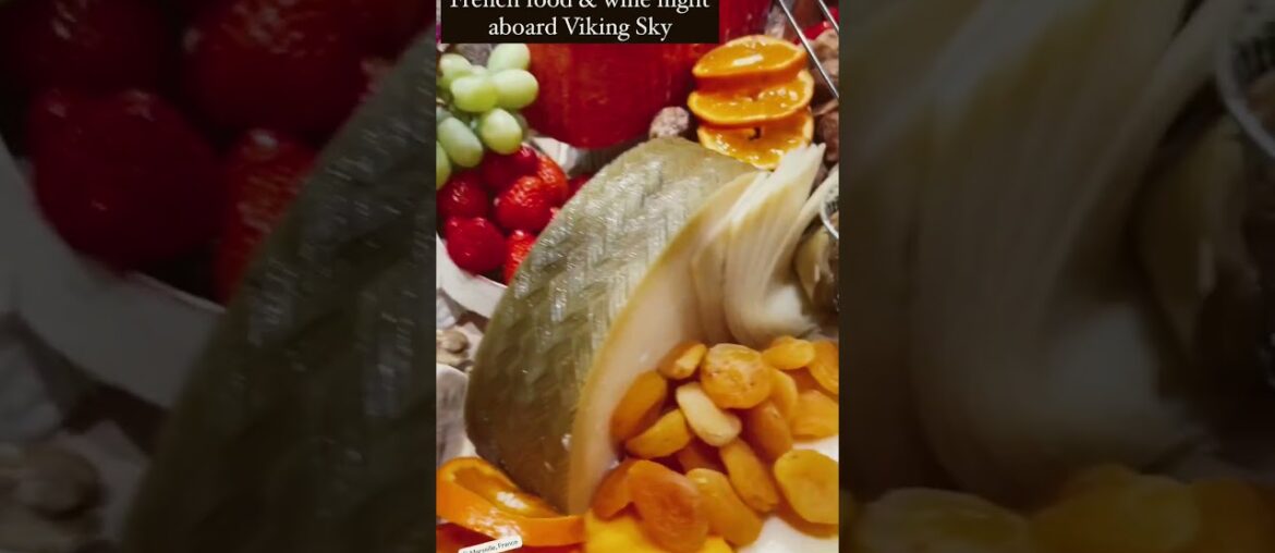 French food and wine night should always include plenty of cheese! Traveling with @VikingCruises